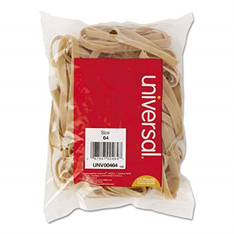 UNIVERSAL Office Products, Rubber Bands, Size 64, 3-1/2 x 1/4, 80 Bands 1/4 lb Pack - Image 2